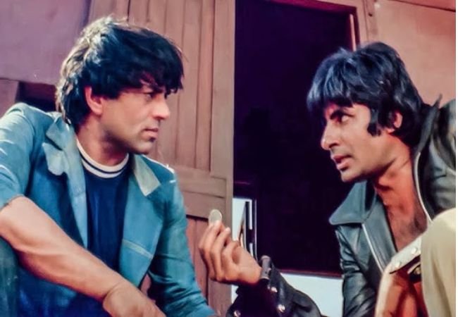 amitabh bachchan and dharmendra in sholay