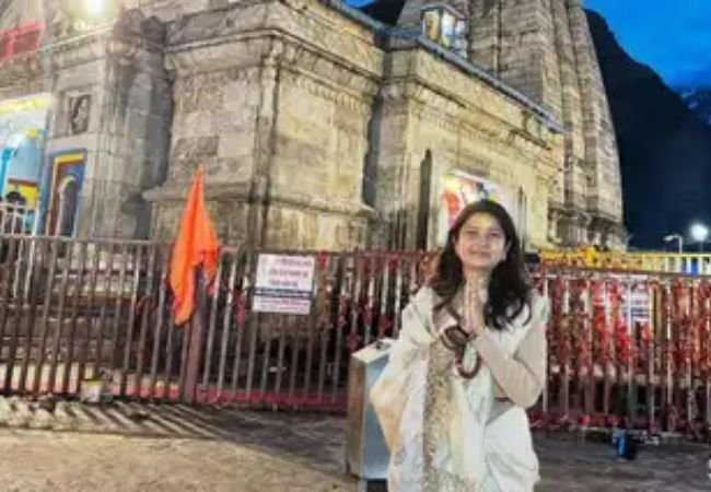 prajakta mali at kedarnath