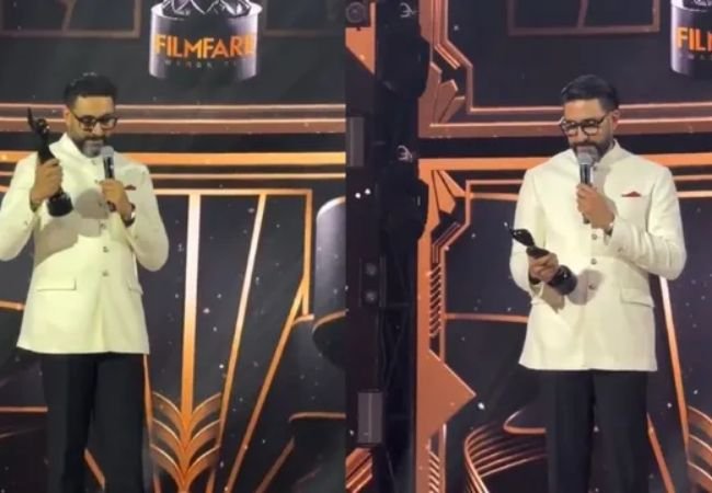 abhishek bachchan filmfare award 2025