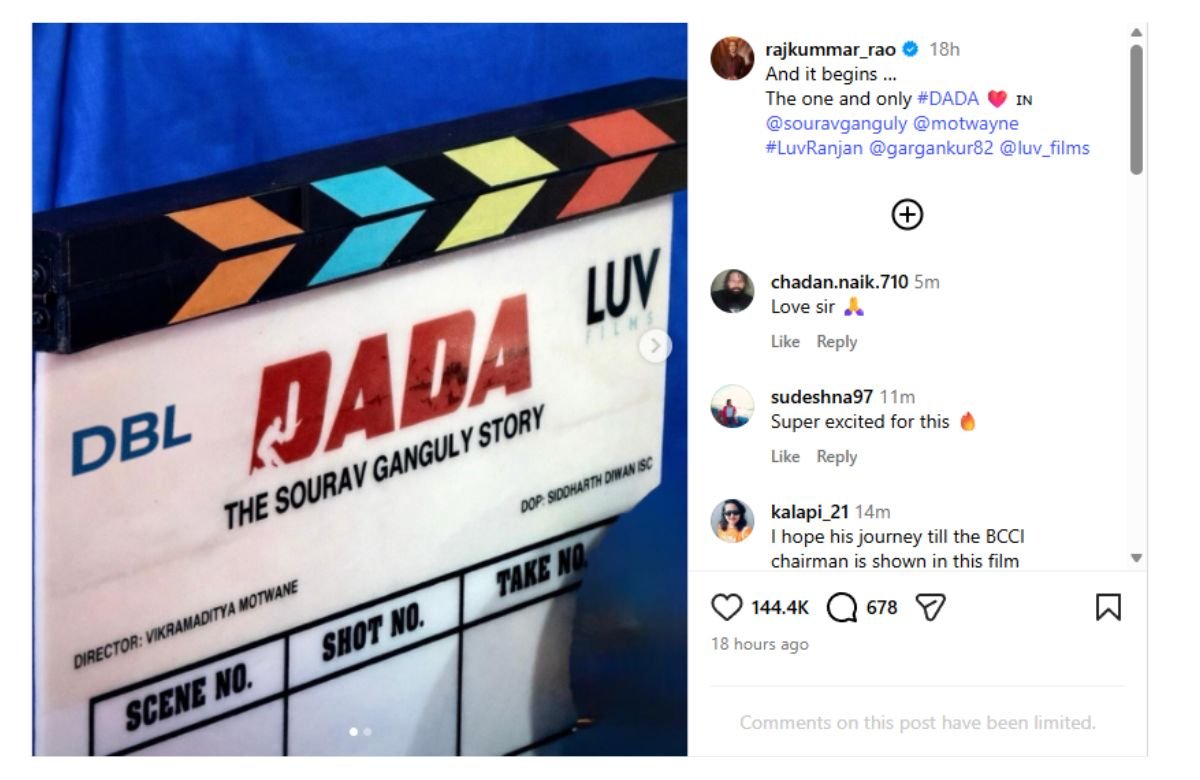 Sourav Ganguly Biopic